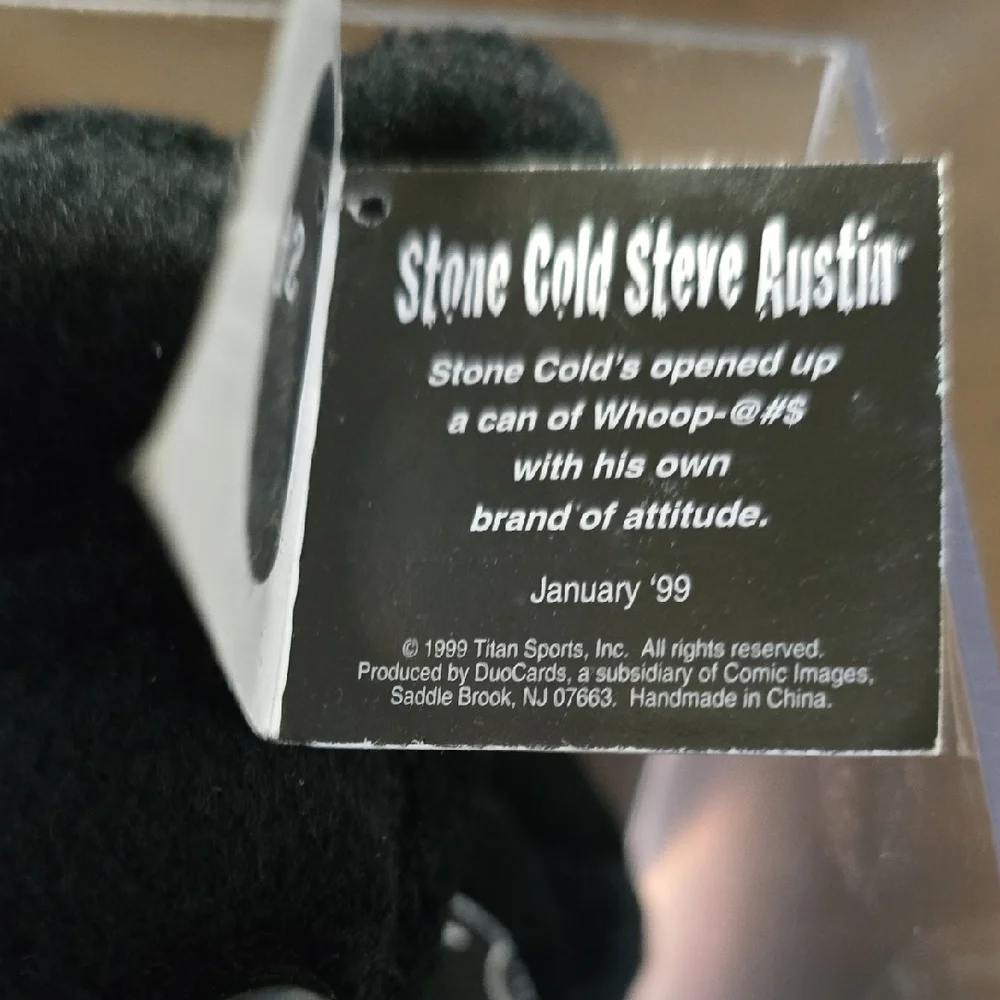 Stone Cold Black Bear Plush